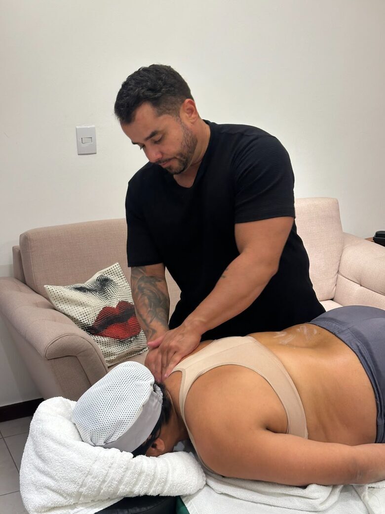 Atendimento na região cervical